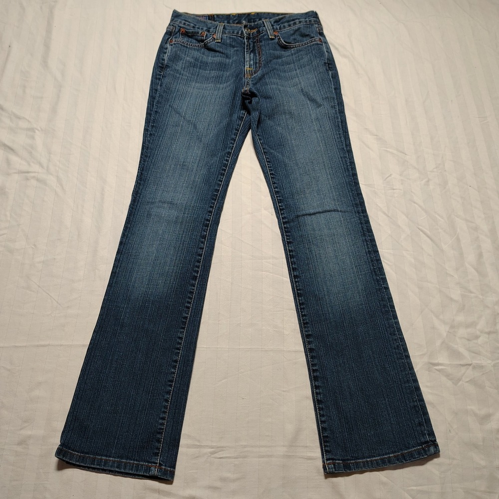 VINTAGE Lucky Brand Jeans Womens 2/26 Classic Rider Gene Montesano Selvedge USA